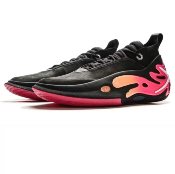 LiNing Way of Wade 11 "Sunrise" Premium Boom Basketball Shoes Black/Pink - Image 2