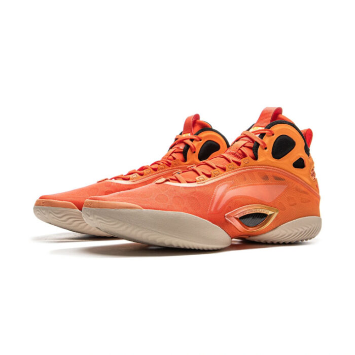 LiNing Yushuai 19 Ultra Premium Boom Basketball Shoes in Orang - Image 3