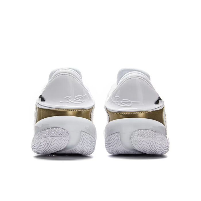 LiNing Way of Wade 808 5 Ultra Dynasty D'Angelo Russell PE Basketball Shoes White/Gold - Image 4