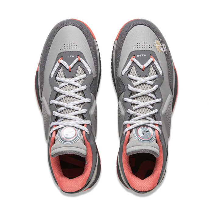 Way of Wade 1 Low Retro x Staple Collaboration"Grey Pigeon" China LiNing Basketball Shoes - Image 3