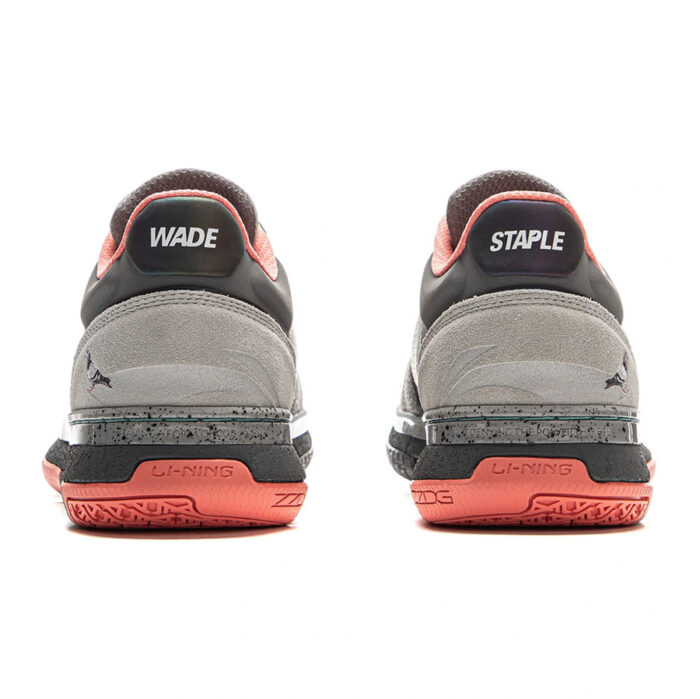 Way of Wade 1 Low Retro x Staple Collaboration"Grey Pigeon" China LiNing Basketball Shoes - Image 4