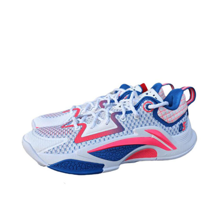 LiNing BadFive Hunting 1 -Standard white color blue- Outdoor Basketball Shoes - Image 3