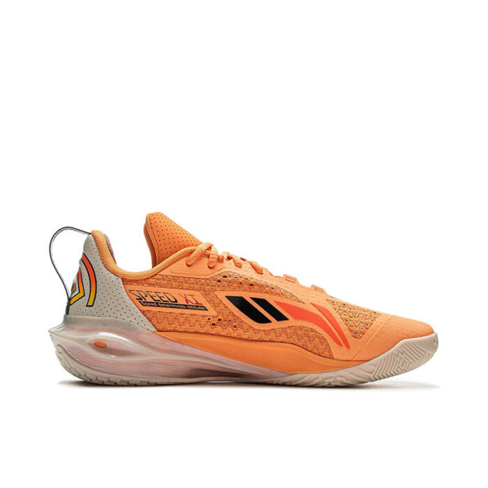 LiNing Speed 11 Low  Summer Double Boom Basketball Shoes in Orange - Image 3