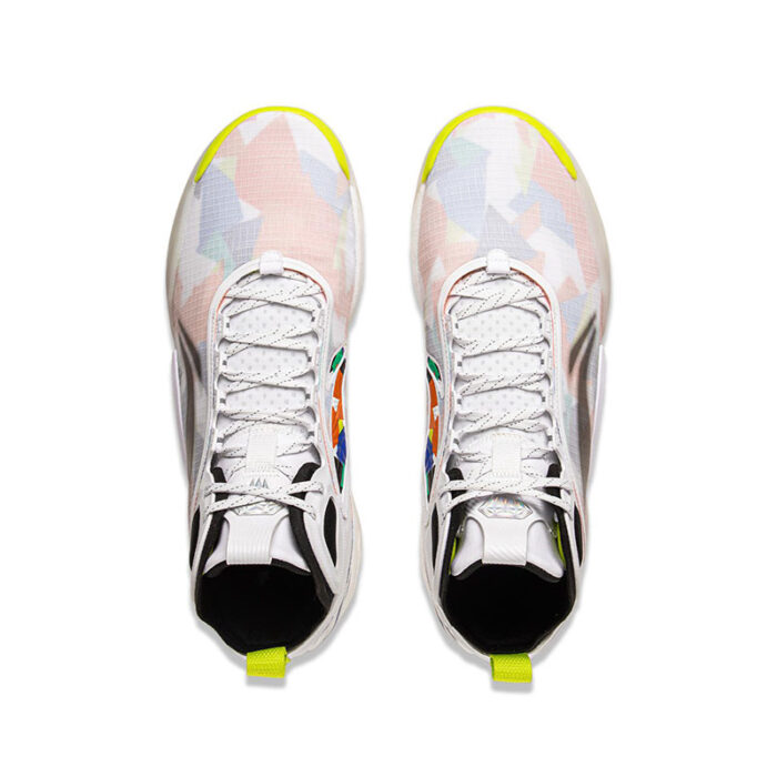 LiNing Yushuai 19 Ultra Premium Boom Basketball Shoes in Standard White - Image 5