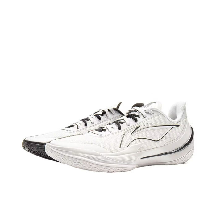 LiNing Liren 5 V2 Low "Black and White" Mismatched Basketball Shoes - Image 2