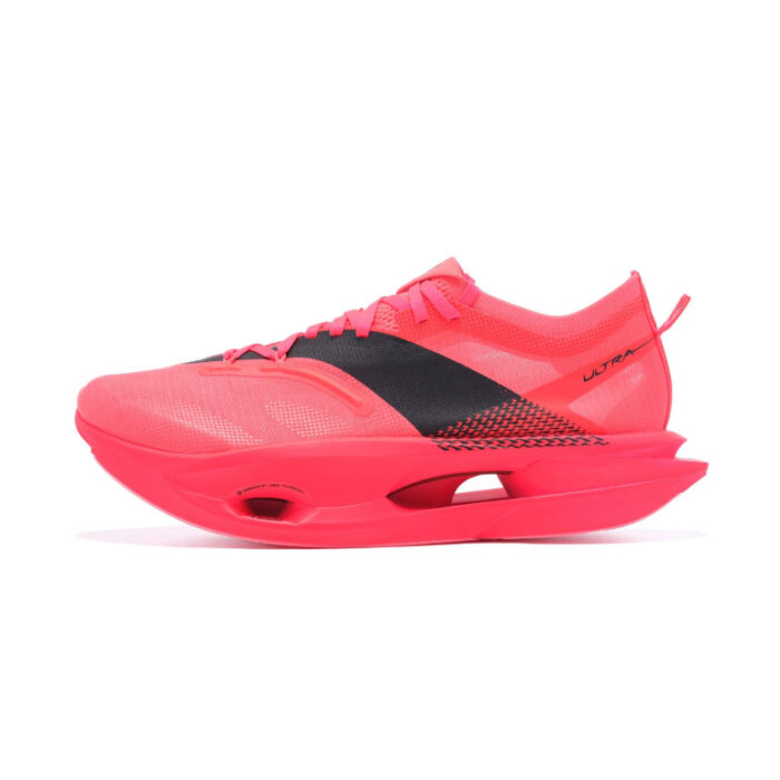 Imperial Palace x LiNing Challenger 5 Ultra Racing Shoes For Men Women Boys and Girls in Fluorescent Crystal Red