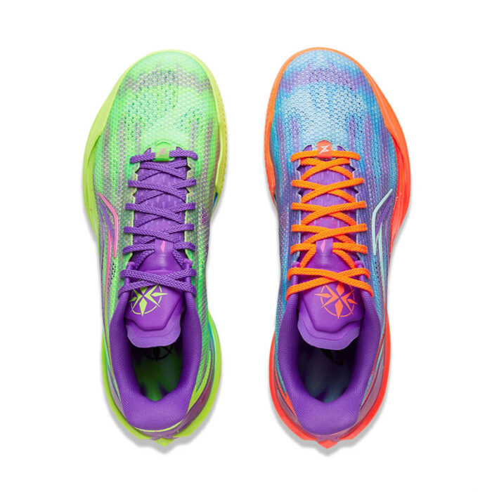 LiNing Liren 5 V2 Low "Over Mountain" Mismatched Basketball Shoes - Image 4