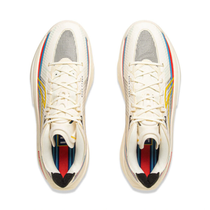2025 Li-Ning Superlight  ULTRALIGHT "Painting-Off white" Top Light Boom  basketball Shoes - Image 6
