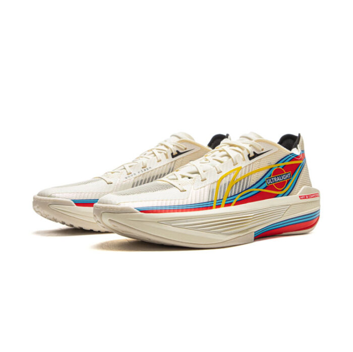 2025 Li-Ning Superlight  ULTRALIGHT "Painting-Off white" Top Light Boom  basketball Shoes - Image 3
