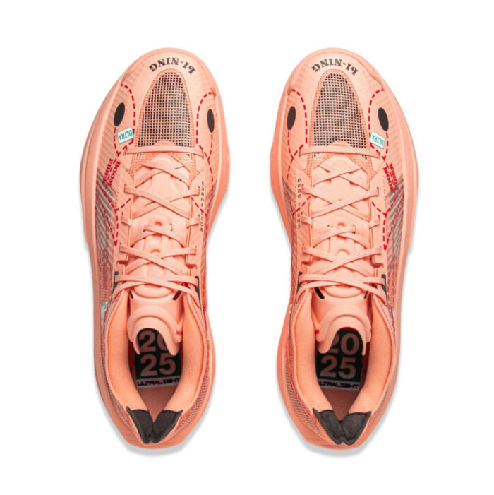 2025 Li-Ning Superlight  ULTRALIGHT "Painting-Pink" Top Light Boom  basketball Shoes - Image 4