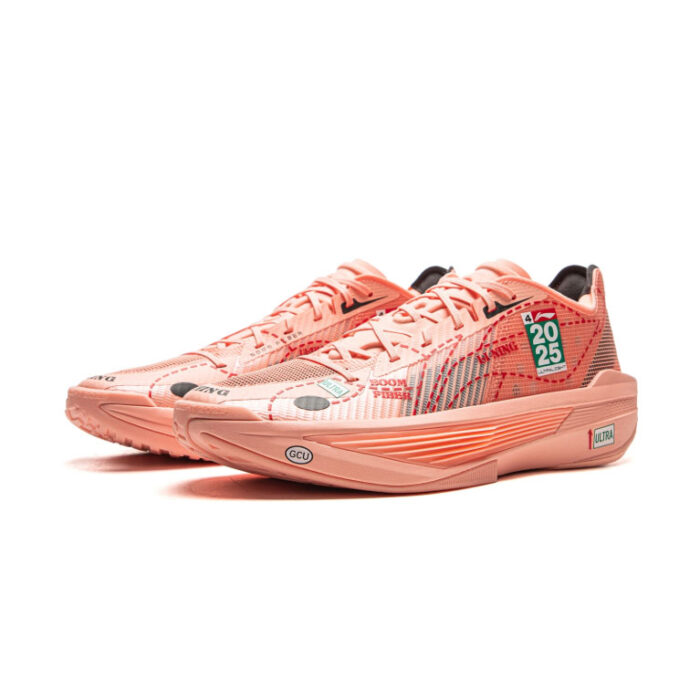 2025 Li-Ning Superlight  ULTRALIGHT "Painting-Pink" Top Light Boom  basketball Shoes - Image 2