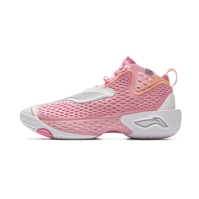 Li Ning X League of Legends BadFive 5 Pink White Premium Boom Basketball Shoes