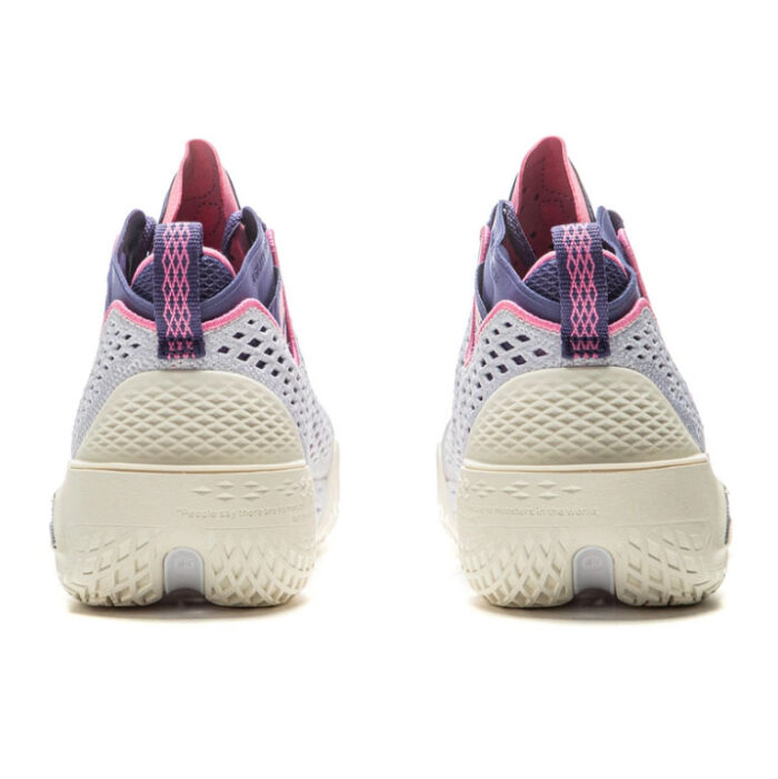 Li Ning  BadFive 5 White Purple Premium Boom Basketball Shoes - Image 4