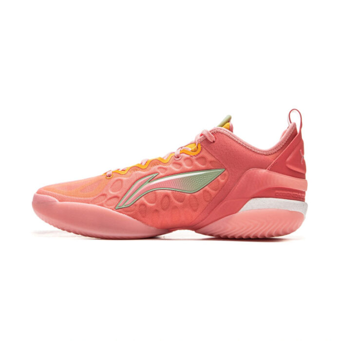 リーニン LI-NING YUSHUAI XIX V2YUSHUAI 19 V2 バスケットボールシューズ ユニセックス ABAV049-3 Li-Ning YuShuai 19 V2 Low “Pink Orange ”Premium Boom Basketball