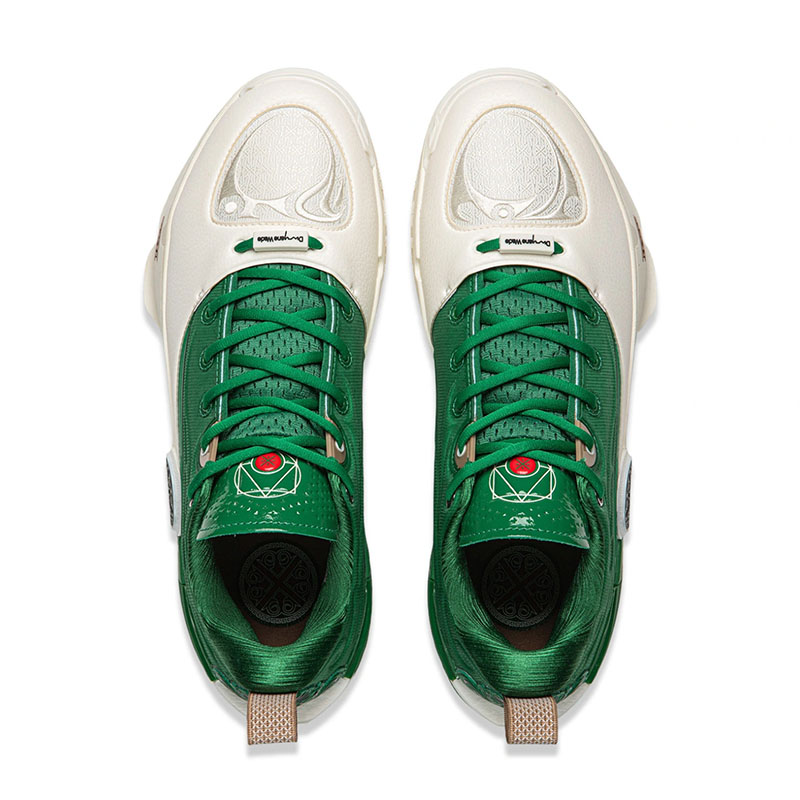 LiNing Way of Wade 12 "WADE AVE." in White/Green - Image 5