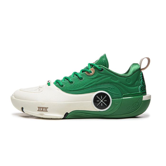Li-Ning Way Of Wade 12 30cm 美品 バッシュ 箱付き LiNing Way of Wade 12 “WADE AVE.” in White/Green – LiNing Way of