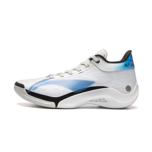 Li-Ning YuShuai 20th G-Boom Basketball Shoes in White/Black/Blue