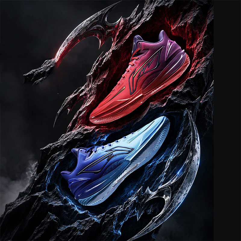 LiNing Liren 7 "Kayn" Blue and Red Mismatch